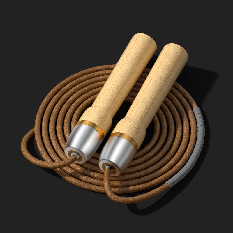 Skakanka z drewnianym uchwytem – Jump Rope Speed Bearing recenzja i cena